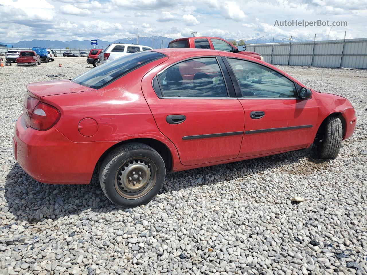 2004 Dodge Neon Base Red vin: 1B3ES26C24D606185