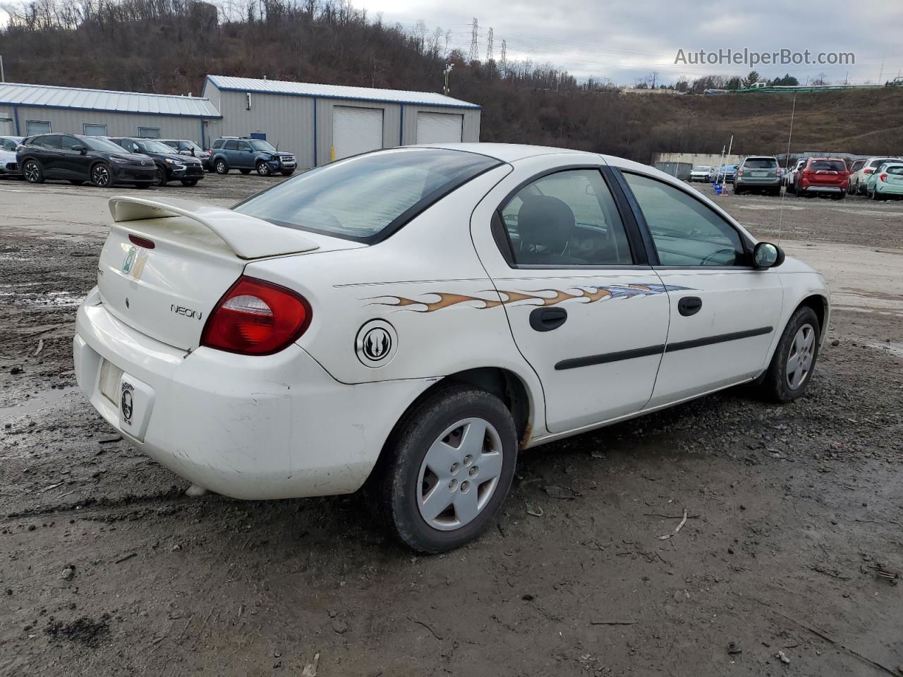 2004 Dodge Neon Base White vin: 1B3ES26C24D627005