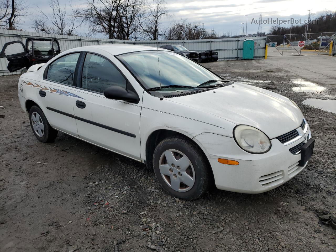 2004 Dodge Neon Base White vin: 1B3ES26C24D627005