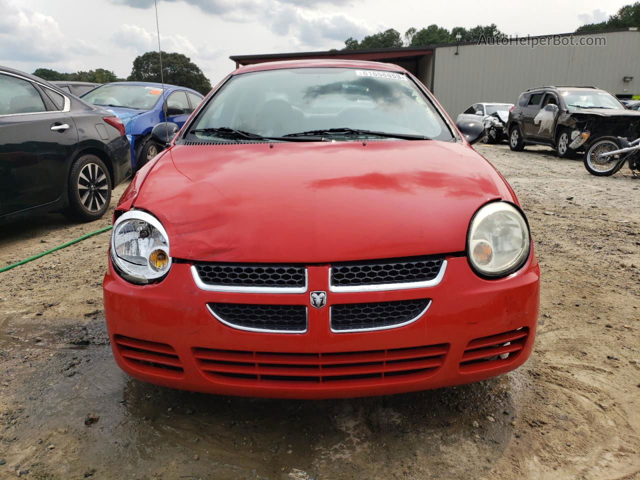 2004 Dodge Neon Base Red vin: 1B3ES26C34D591387