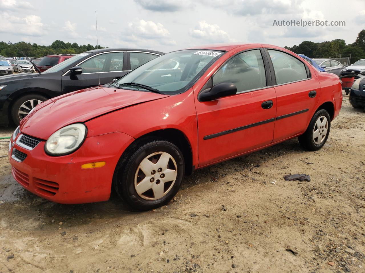 2004 Dodge Neon Base Red vin: 1B3ES26C34D591387