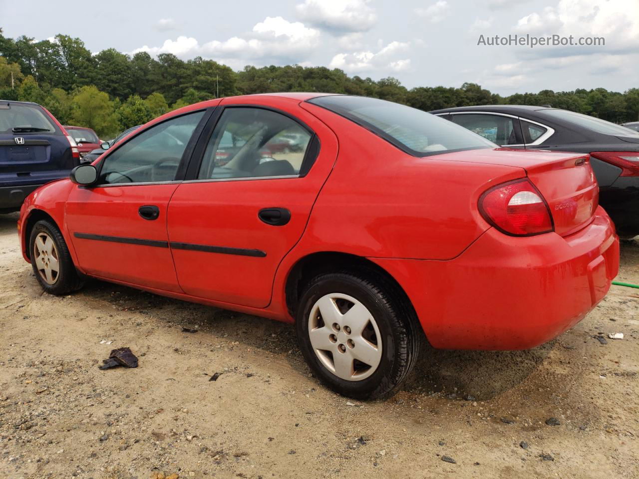 2004 Dodge Neon Base Red vin: 1B3ES26C34D591387