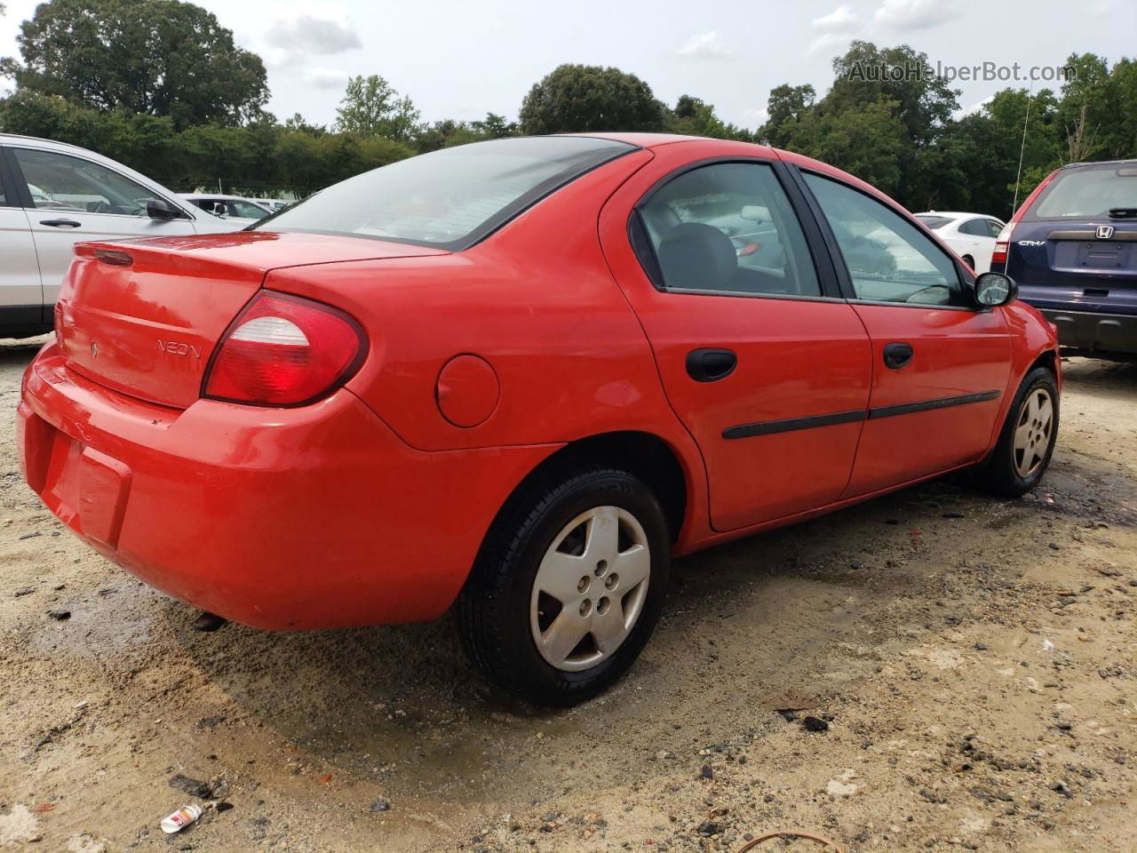 2004 Dodge Neon Base Red vin: 1B3ES26C34D591387