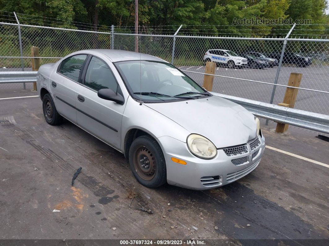 2004 Dodge Neon Se Gray vin: 1B3ES26C54D605872