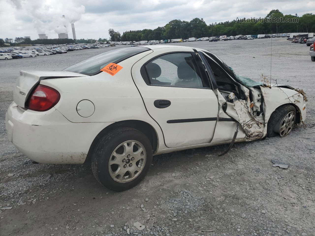 2004 Dodge Neon Base White vin: 1B3ES26C64D534522