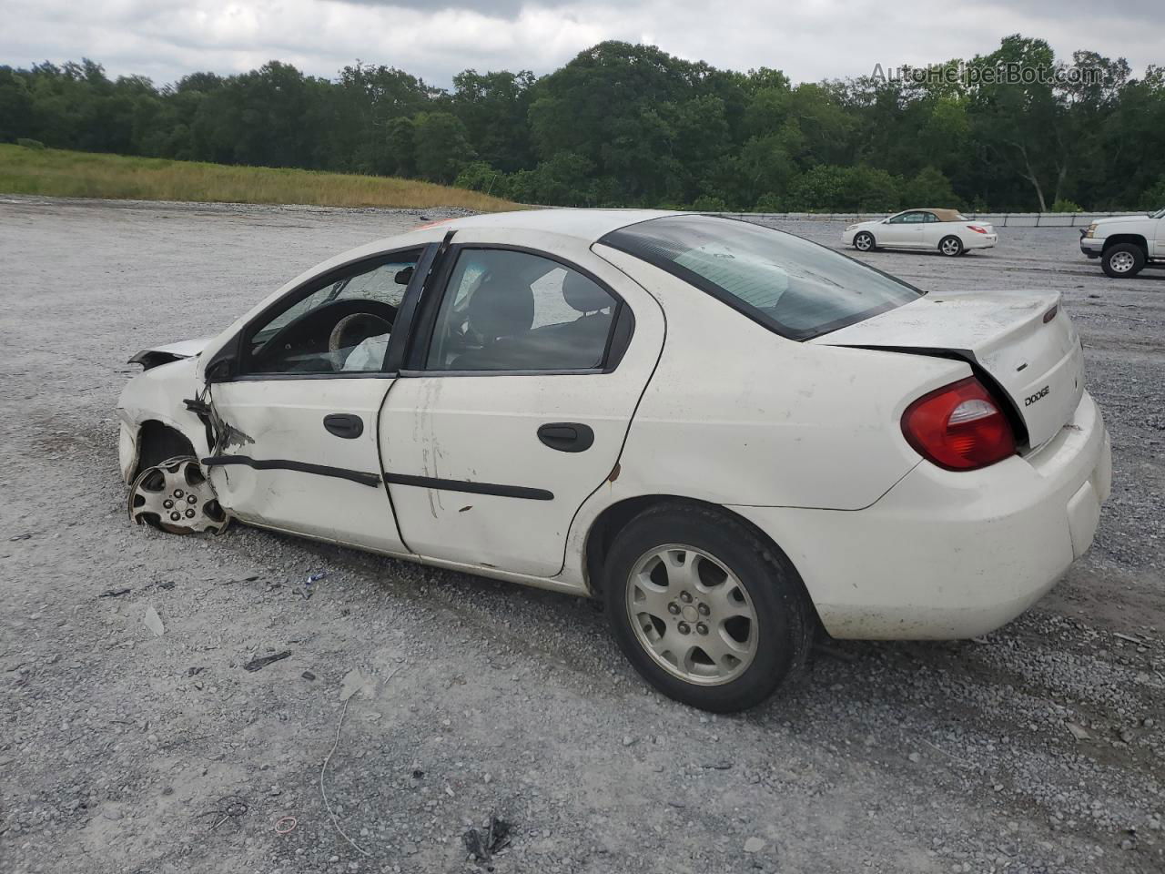 2004 Dodge Neon Base White vin: 1B3ES26C64D534522