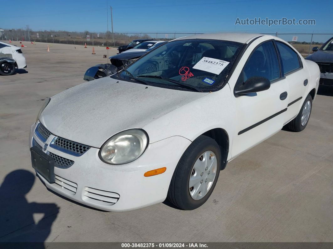 2004 Dodge Neon Se Yellow vin: 1B3ES26C64D554964