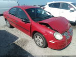 2004 Dodge Neon Se Red vin: 1B3ES26C64D573000