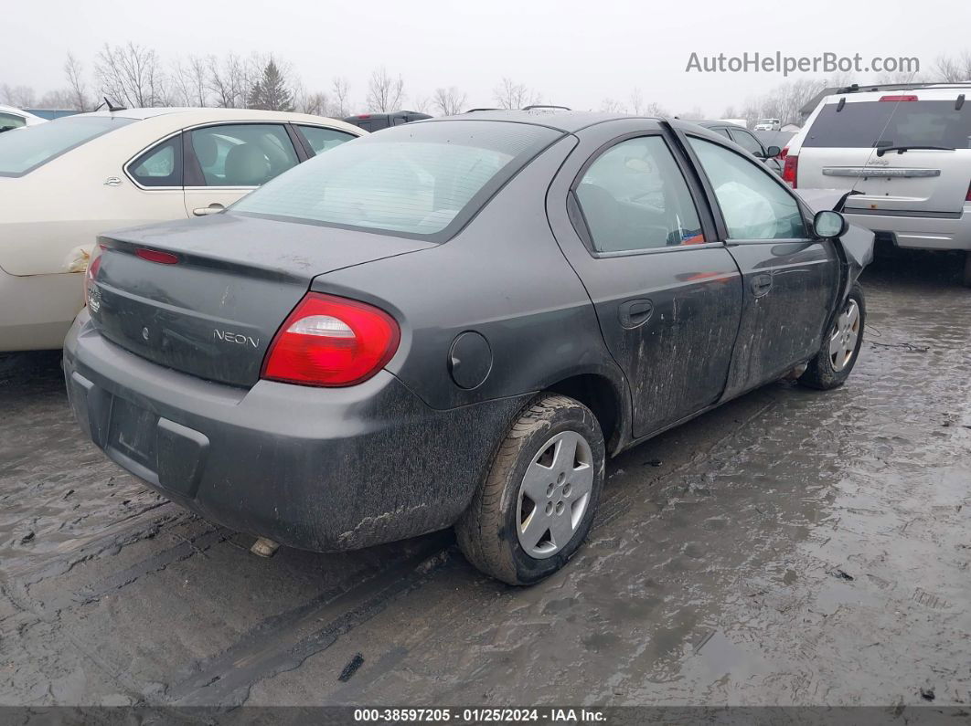 2004 Dodge Neon Se Gray vin: 1B3ES26C74D517082