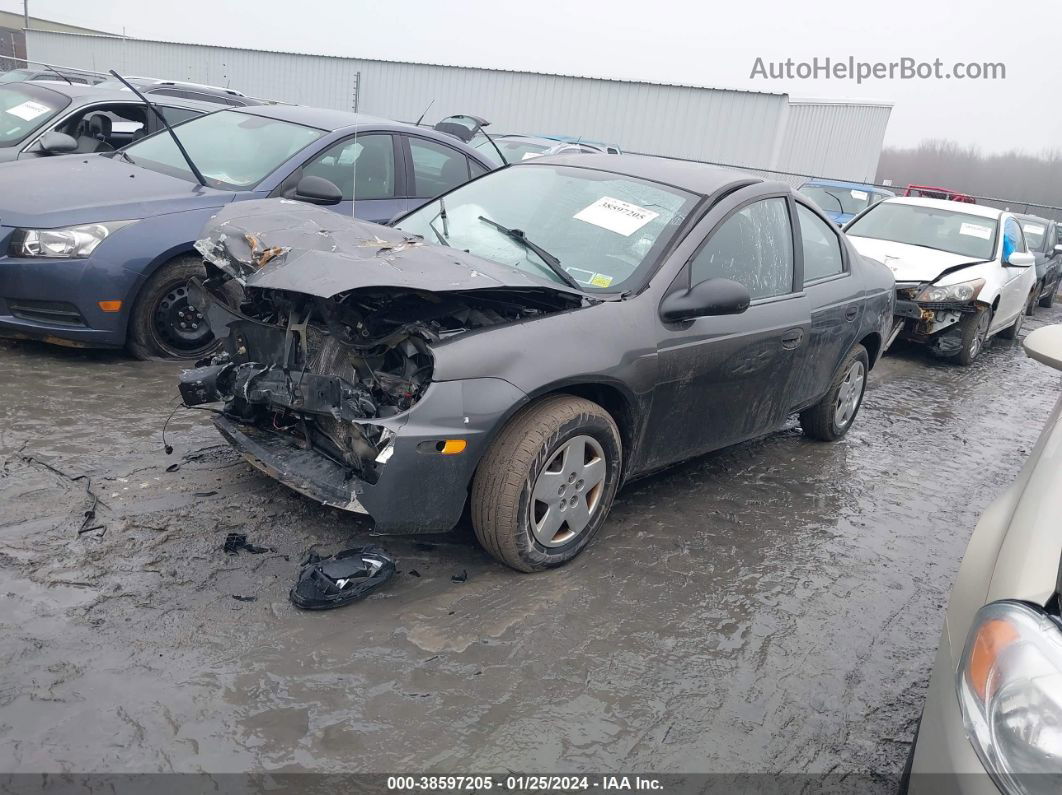 2004 Dodge Neon Se Gray vin: 1B3ES26C74D517082