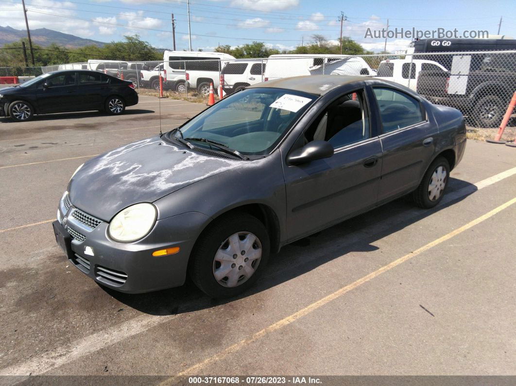 2004 Dodge Neon Se Gray vin: 1B3ES26C74D585897