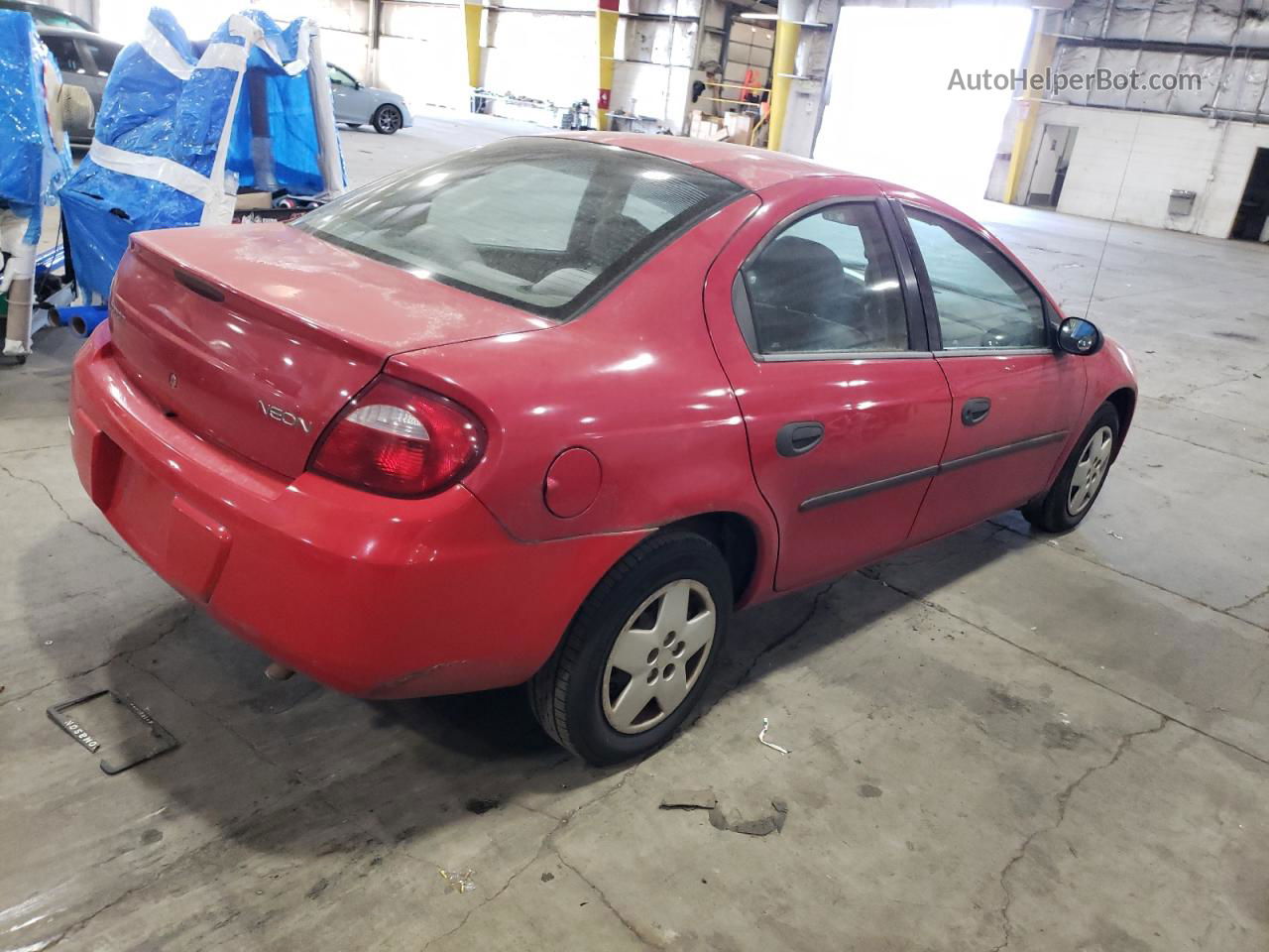 2004 Dodge Neon Base Red vin: 1B3ES26C74D588394