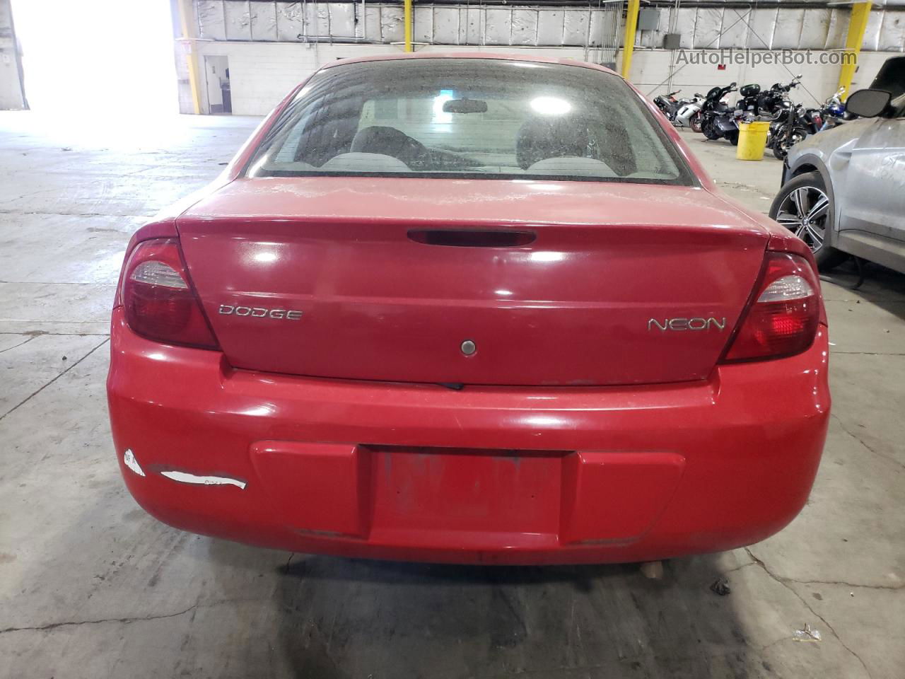 2004 Dodge Neon Base Red vin: 1B3ES26C74D588394