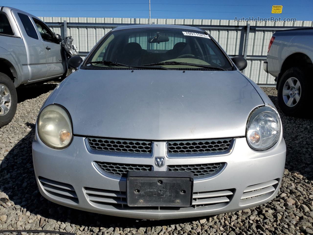 2004 Dodge Neon Base Silver vin: 1B3ES26C84D534053