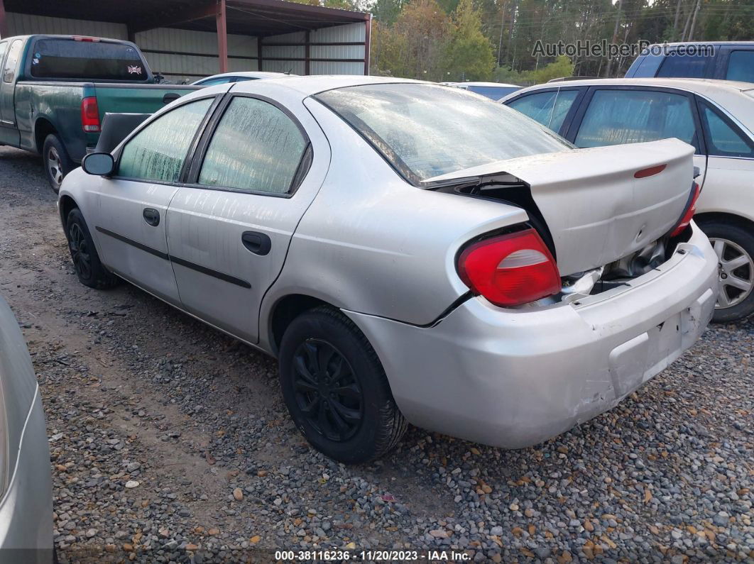 2004 Dodge Neon Se Silver vin: 1B3ES26CX4D557379