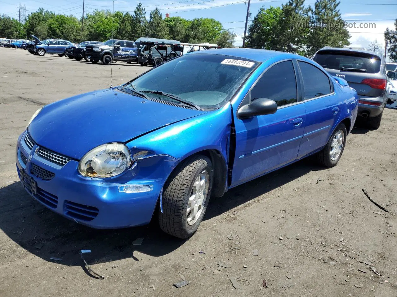 2004 Dodge Neon Sxt Blue vin: 1B3ES56C04D505289