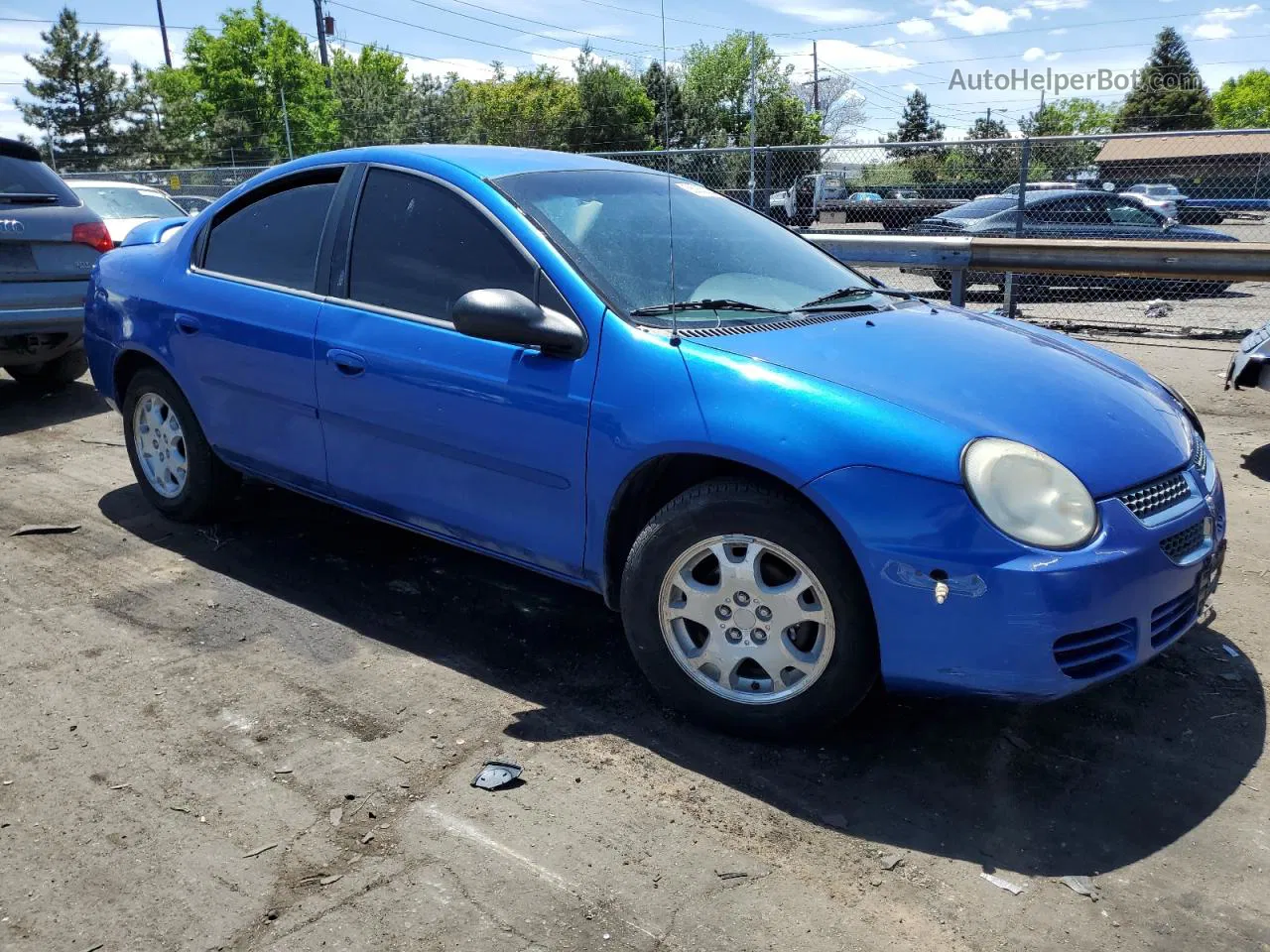 2004 Dodge Neon Sxt Blue vin: 1B3ES56C04D505289