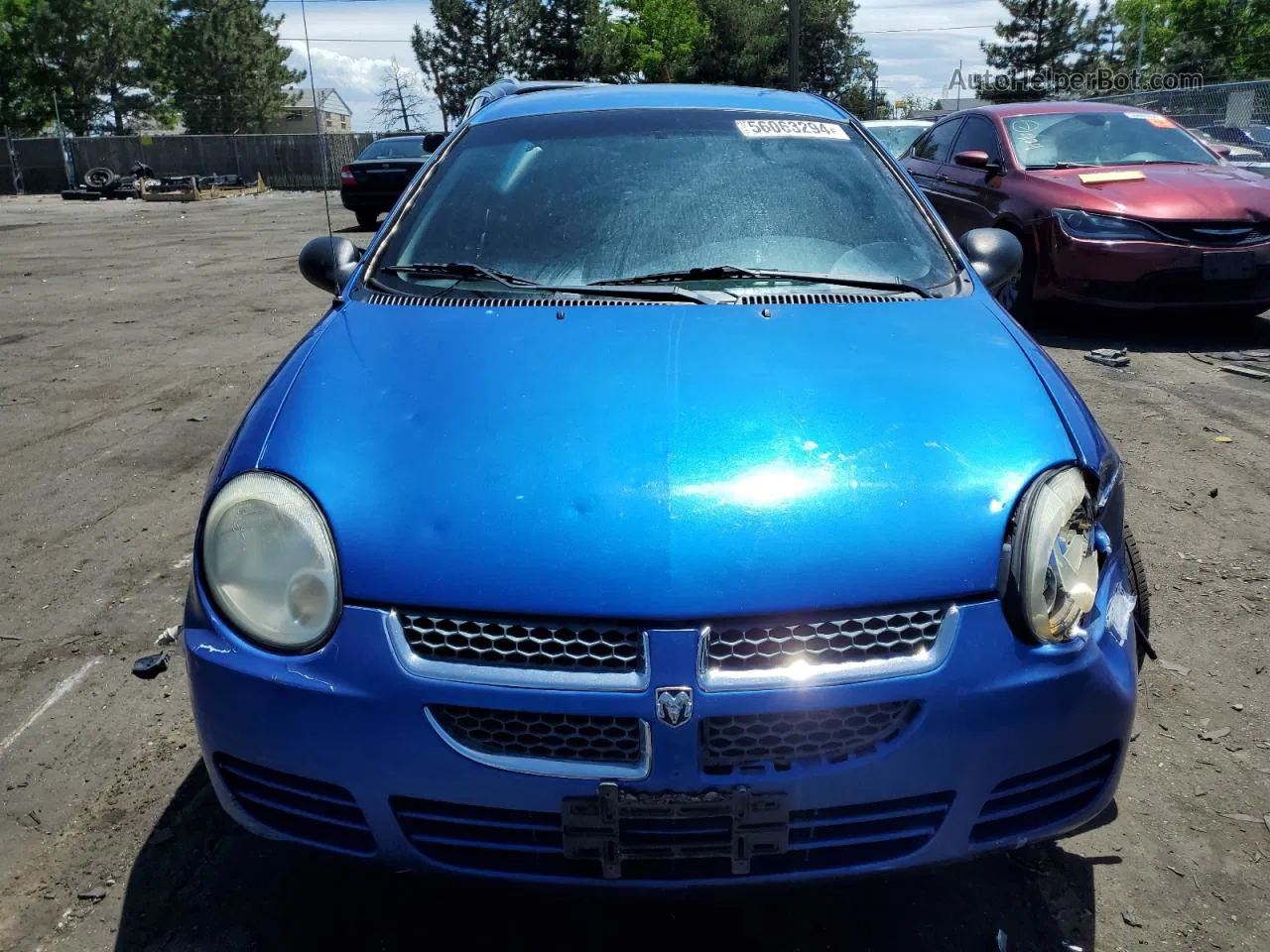 2004 Dodge Neon Sxt Blue vin: 1B3ES56C04D505289