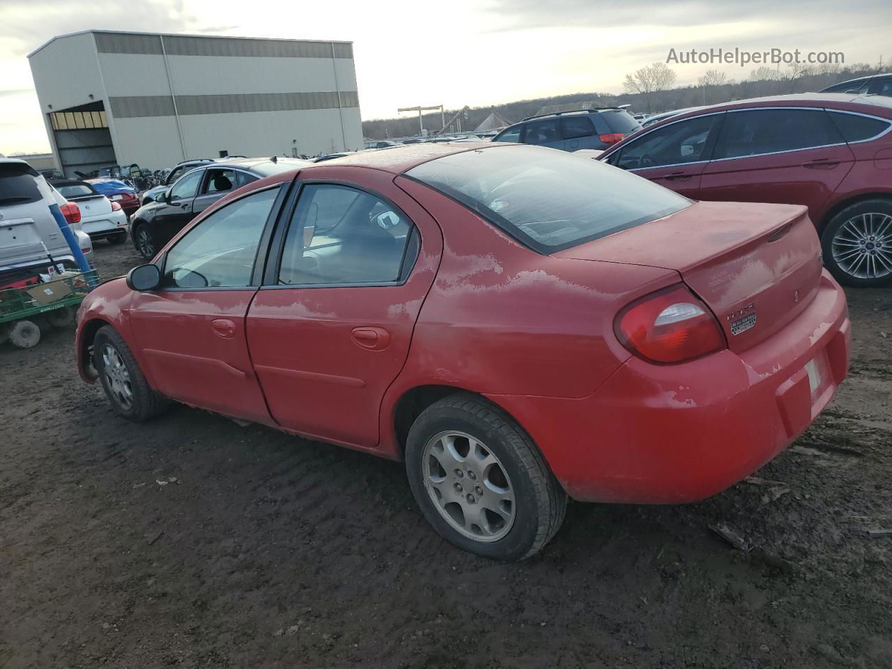 2004 Dodge Neon Sxt Red vin: 1B3ES56C04D536834