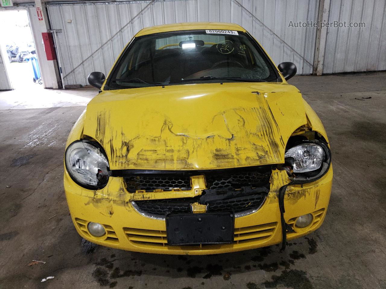 2004 Dodge Neon Sxt Yellow vin: 1B3ES56C04D585063