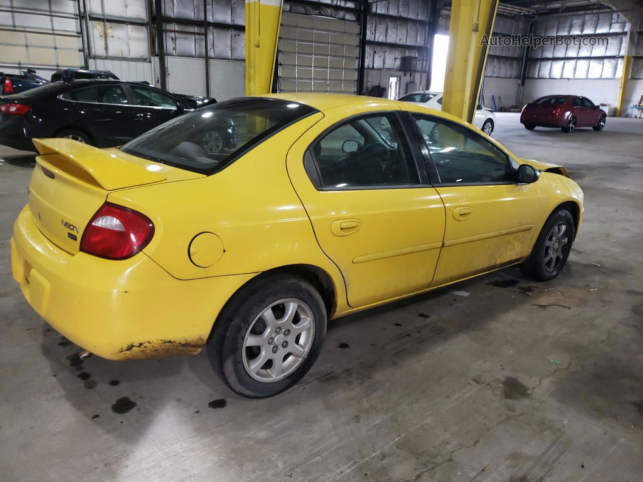 2004 Dodge Neon Sxt Yellow vin: 1B3ES56C04D585063