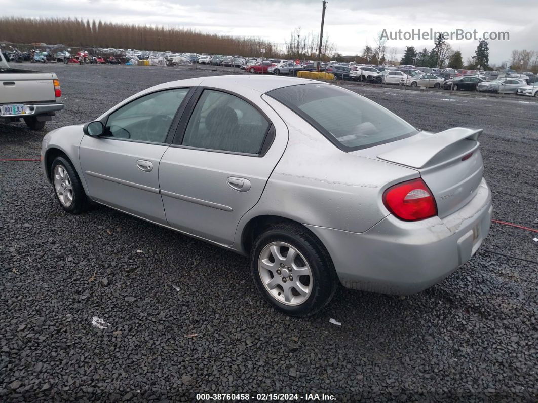 2004 Dodge Neon Sxt Silver vin: 1B3ES56C04D601827