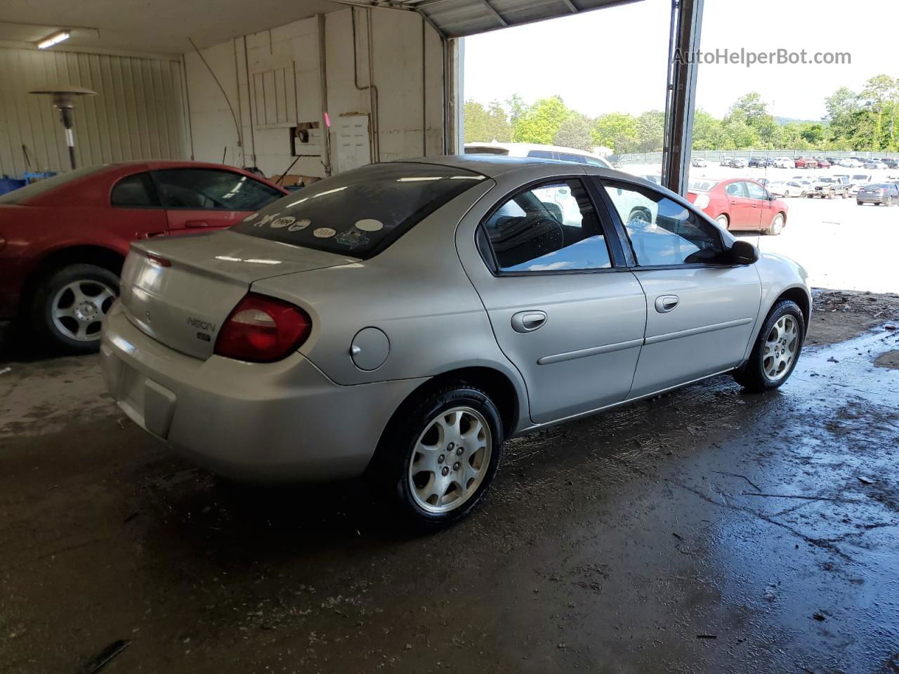 2004 Dodge Neon Sxt Silver vin: 1B3ES56C04D602542