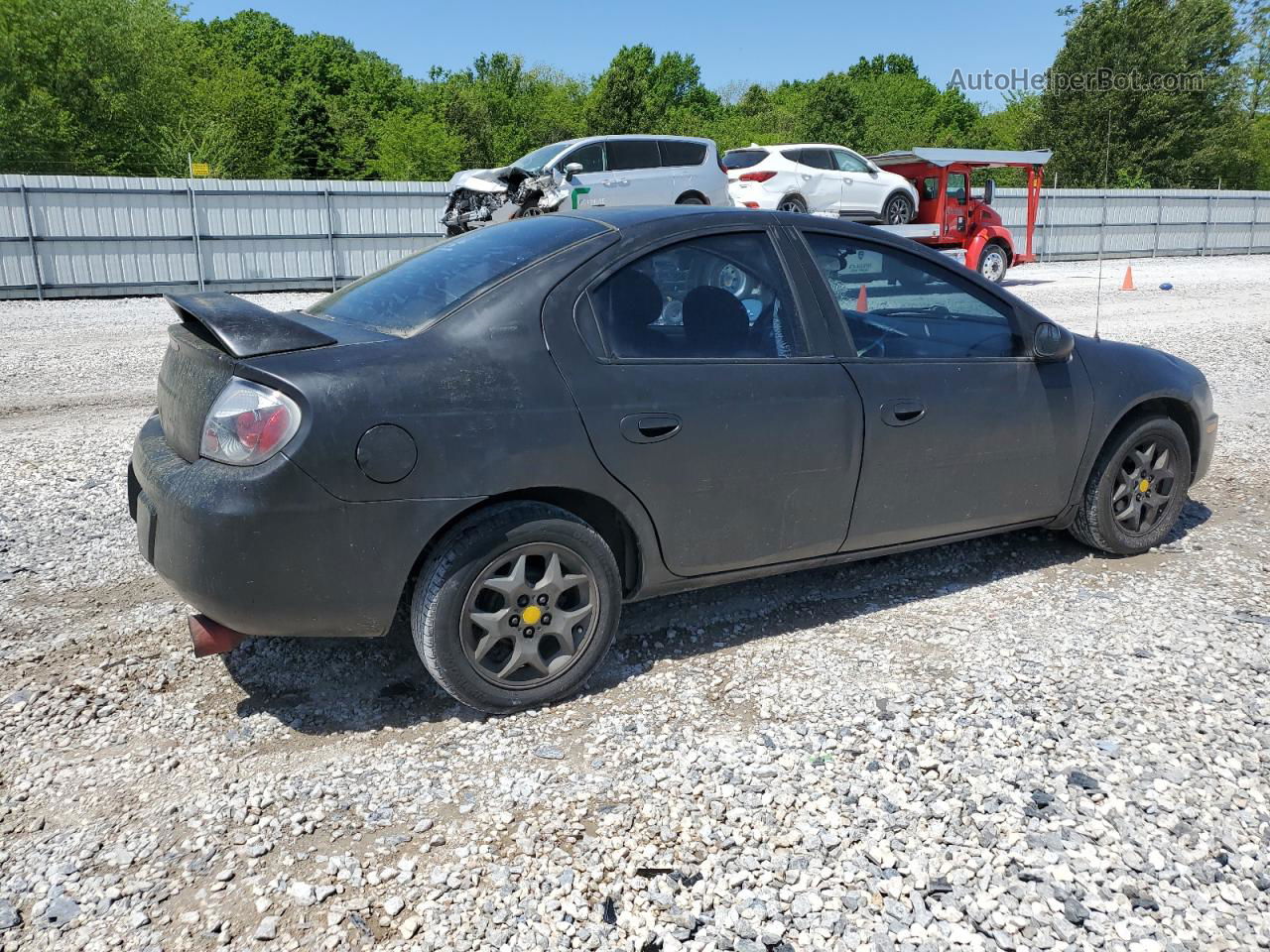 2004 Dodge Neon Sxt Black vin: 1B3ES56C04D608518