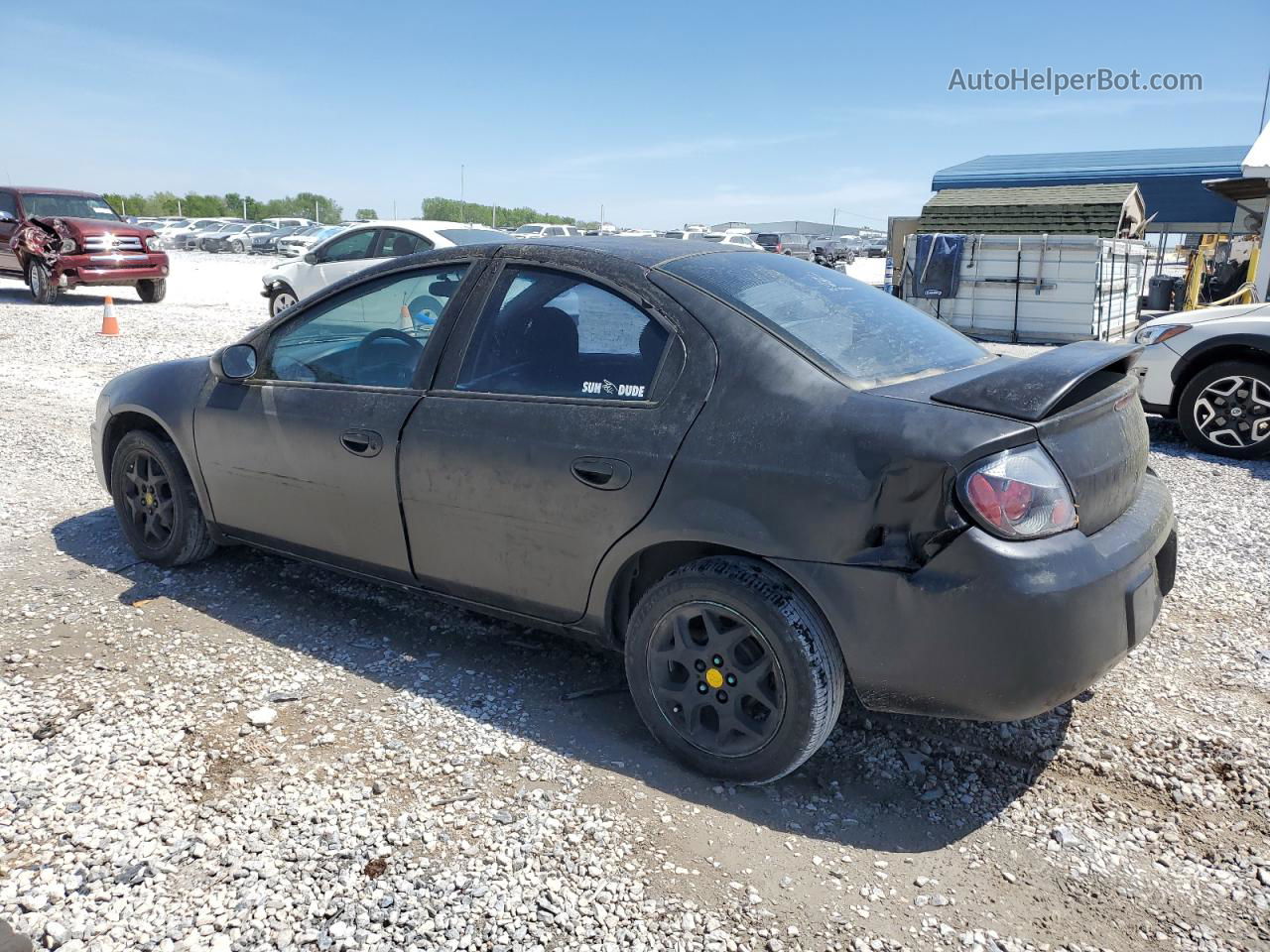 2004 Dodge Neon Sxt Black vin: 1B3ES56C04D608518