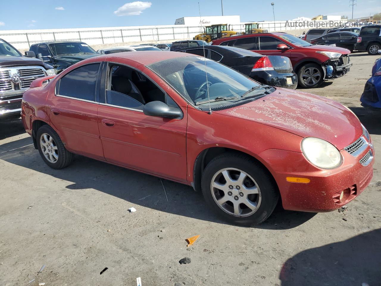 2004 Dodge Neon Sxt Red vin: 1B3ES56C04D621169