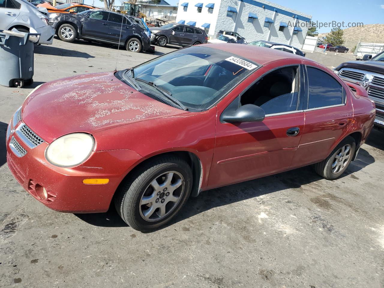 2004 Dodge Neon Sxt Red vin: 1B3ES56C04D621169