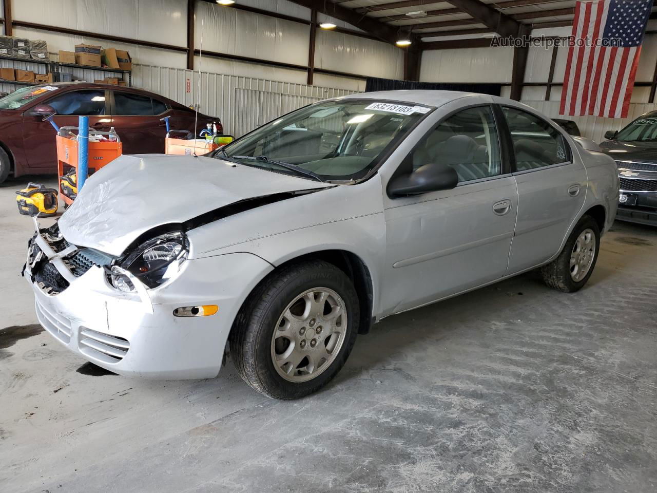 2004 Dodge Neon Sxt Silver vin: 1B3ES56C14D516625