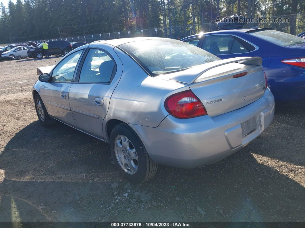 2004 Dodge Neon Sxt Silver vin: 1B3ES56C24D598672