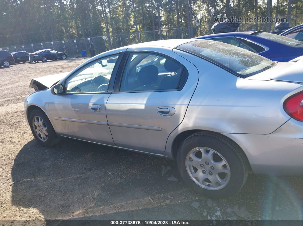 2004 Dodge Neon Sxt Silver vin: 1B3ES56C24D598672