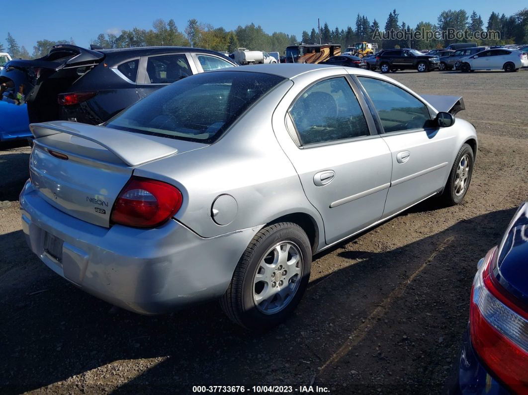 2004 Dodge Neon Sxt Серебряный vin: 1B3ES56C24D598672