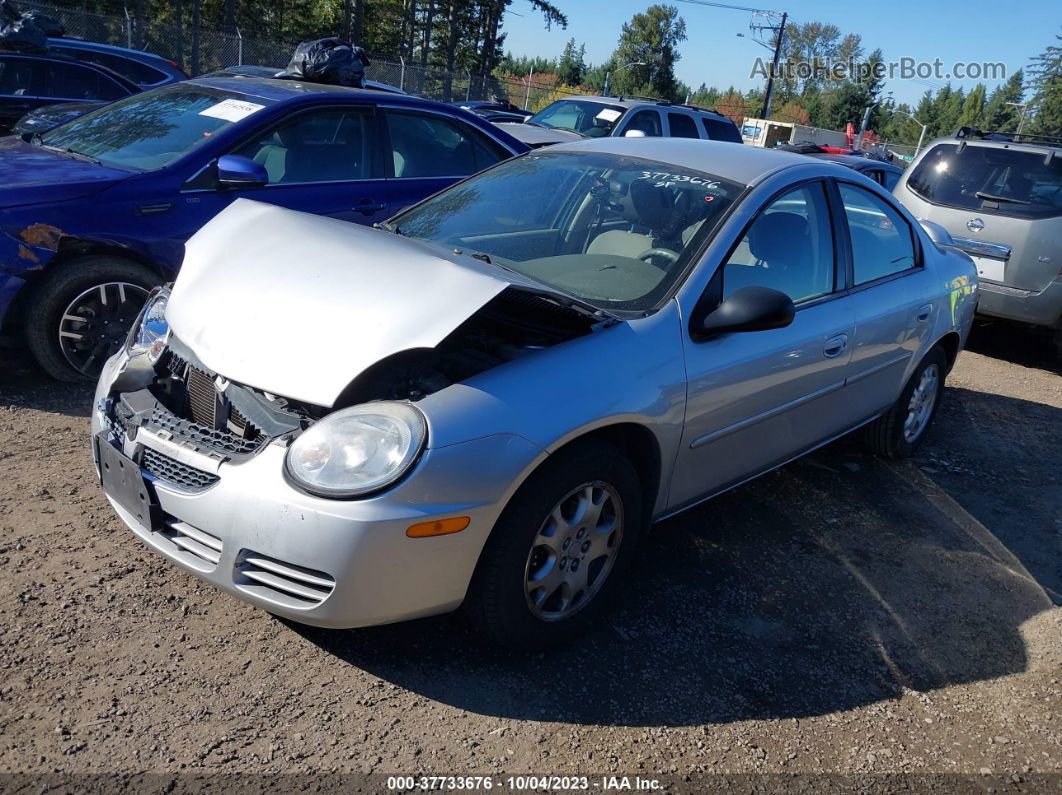 2004 Dodge Neon Sxt Серебряный vin: 1B3ES56C24D598672