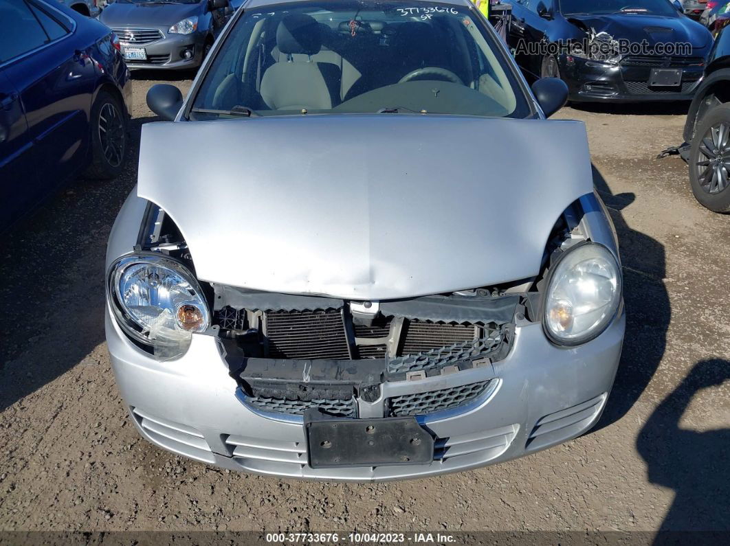 2004 Dodge Neon Sxt Silver vin: 1B3ES56C24D598672