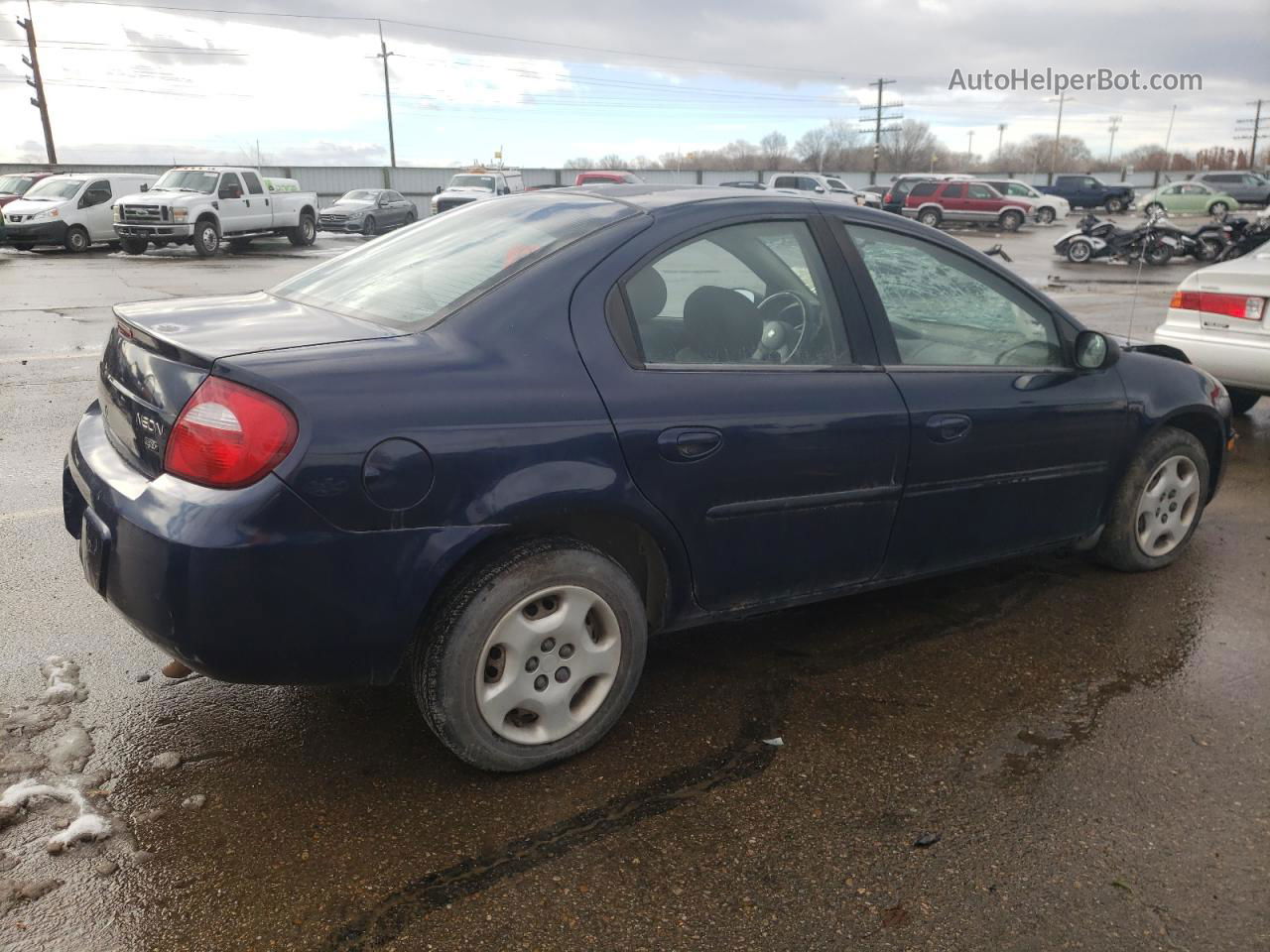 2004 Dodge Neon Sxt Синий vin: 1B3ES56C24D600677