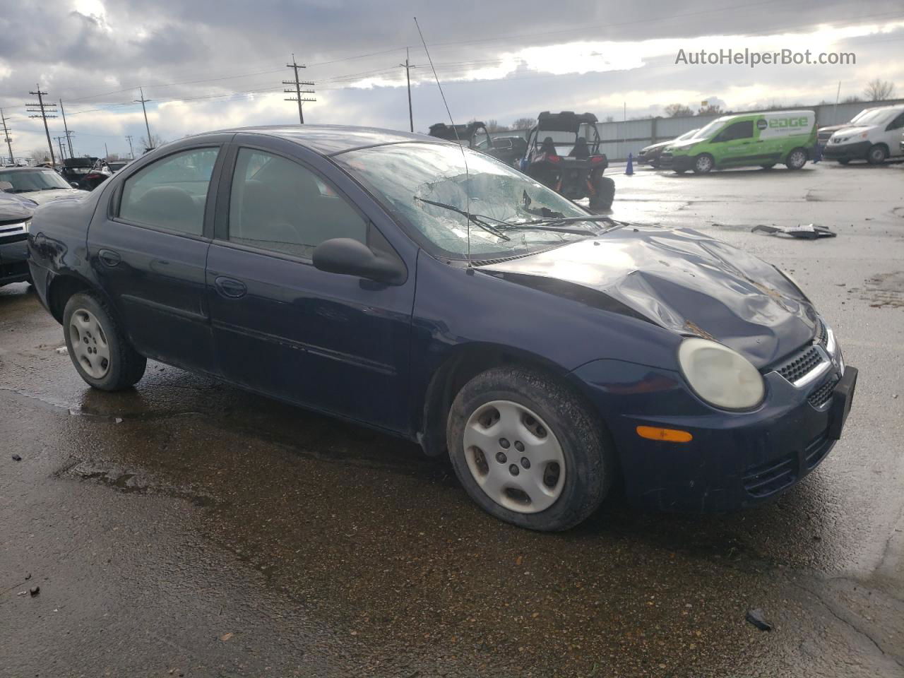 2004 Dodge Neon Sxt Синий vin: 1B3ES56C24D600677