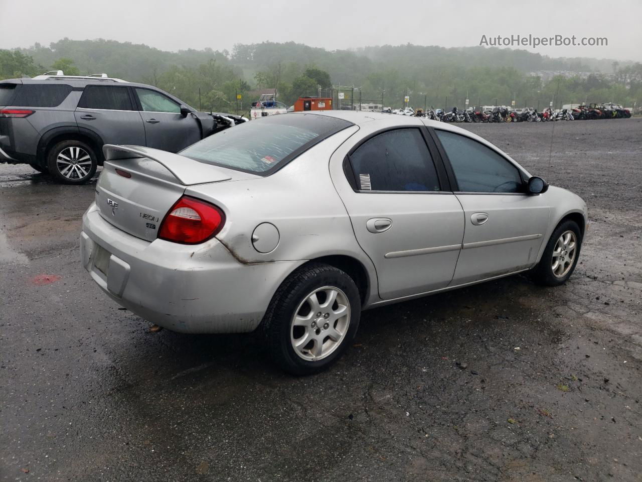 2004 Dodge Neon Sxt Silver vin: 1B3ES56C24D621853