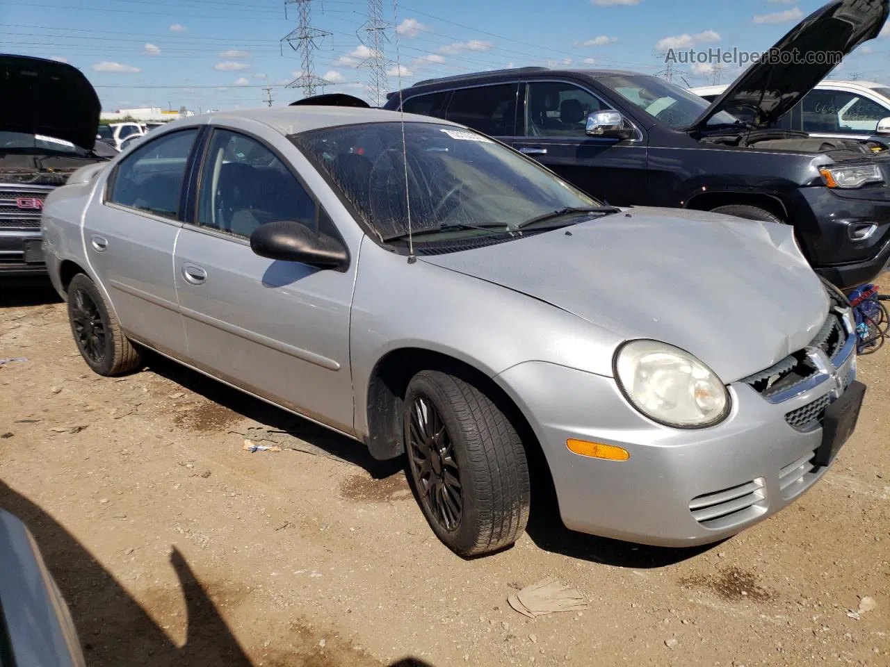 2004 Dodge Neon Sxt Silver vin: 1B3ES56C24D622663