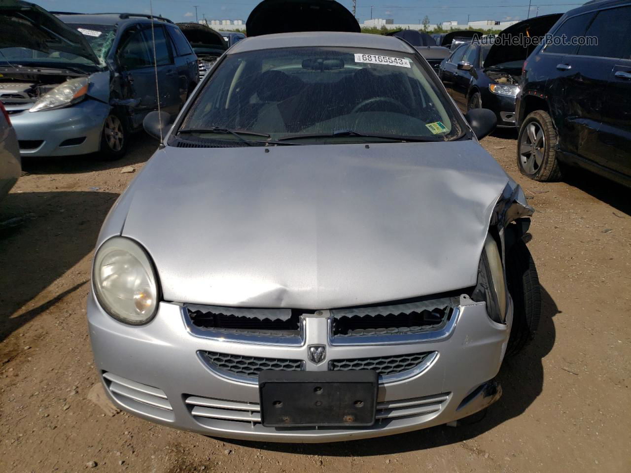 2004 Dodge Neon Sxt Silver vin: 1B3ES56C24D622663