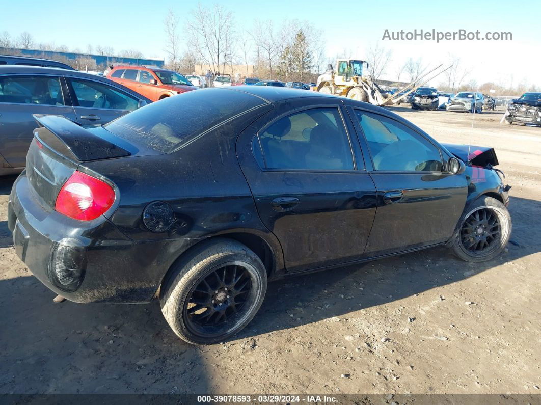 2004 Dodge Neon Sxt Black vin: 1B3ES56C34D543809