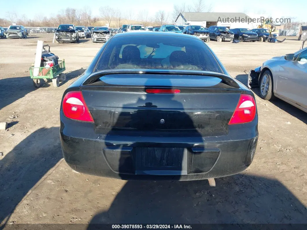 2004 Dodge Neon Sxt Black vin: 1B3ES56C34D543809