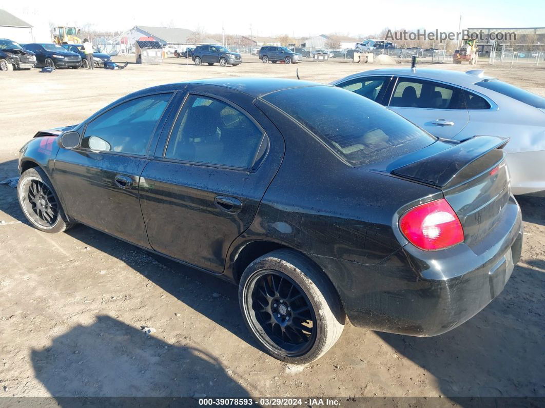 2004 Dodge Neon Sxt Black vin: 1B3ES56C34D543809