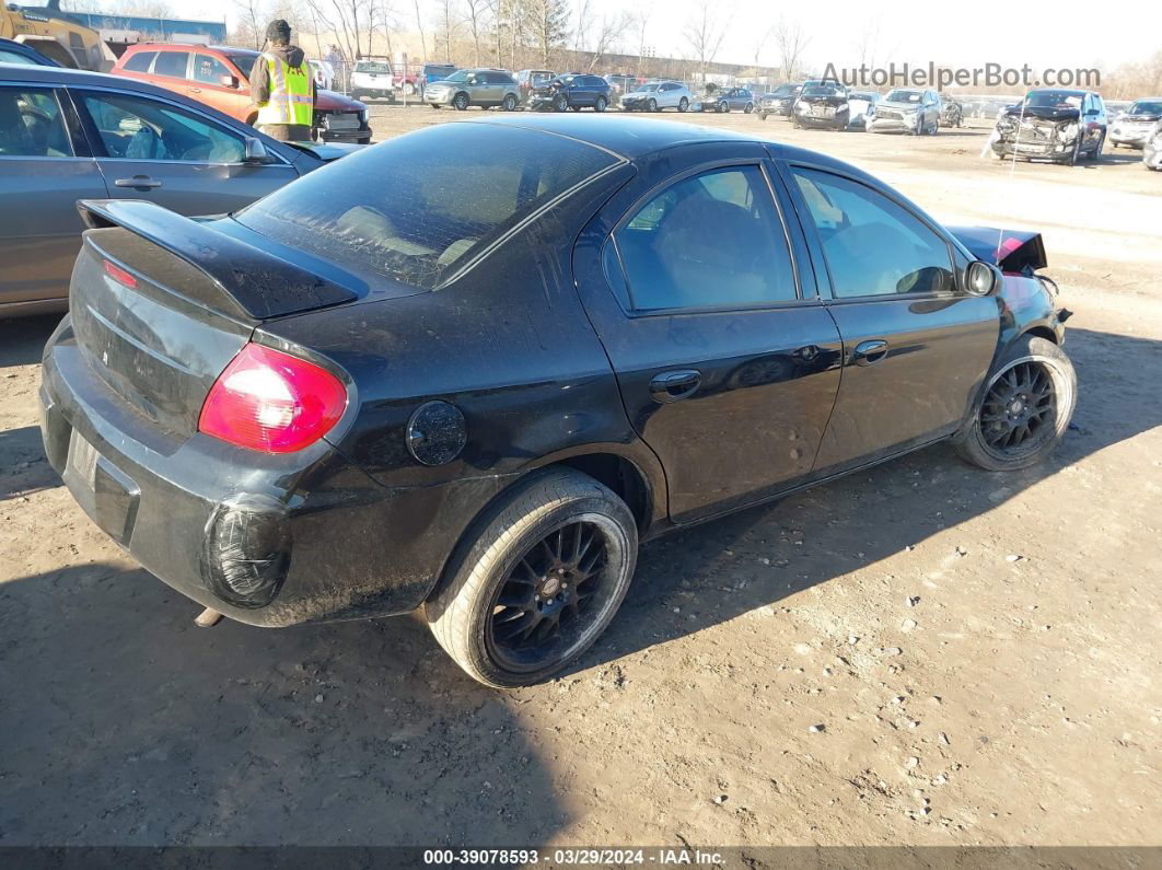 2004 Dodge Neon Sxt Black vin: 1B3ES56C34D543809