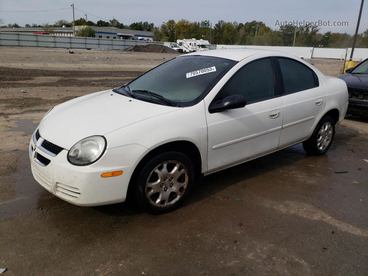 2004 Dodge Neon Sxt White vin: 1B3ES56C34D574249