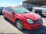 2004 Dodge Neon Sxt Red vin: 1B3ES56C34D575983