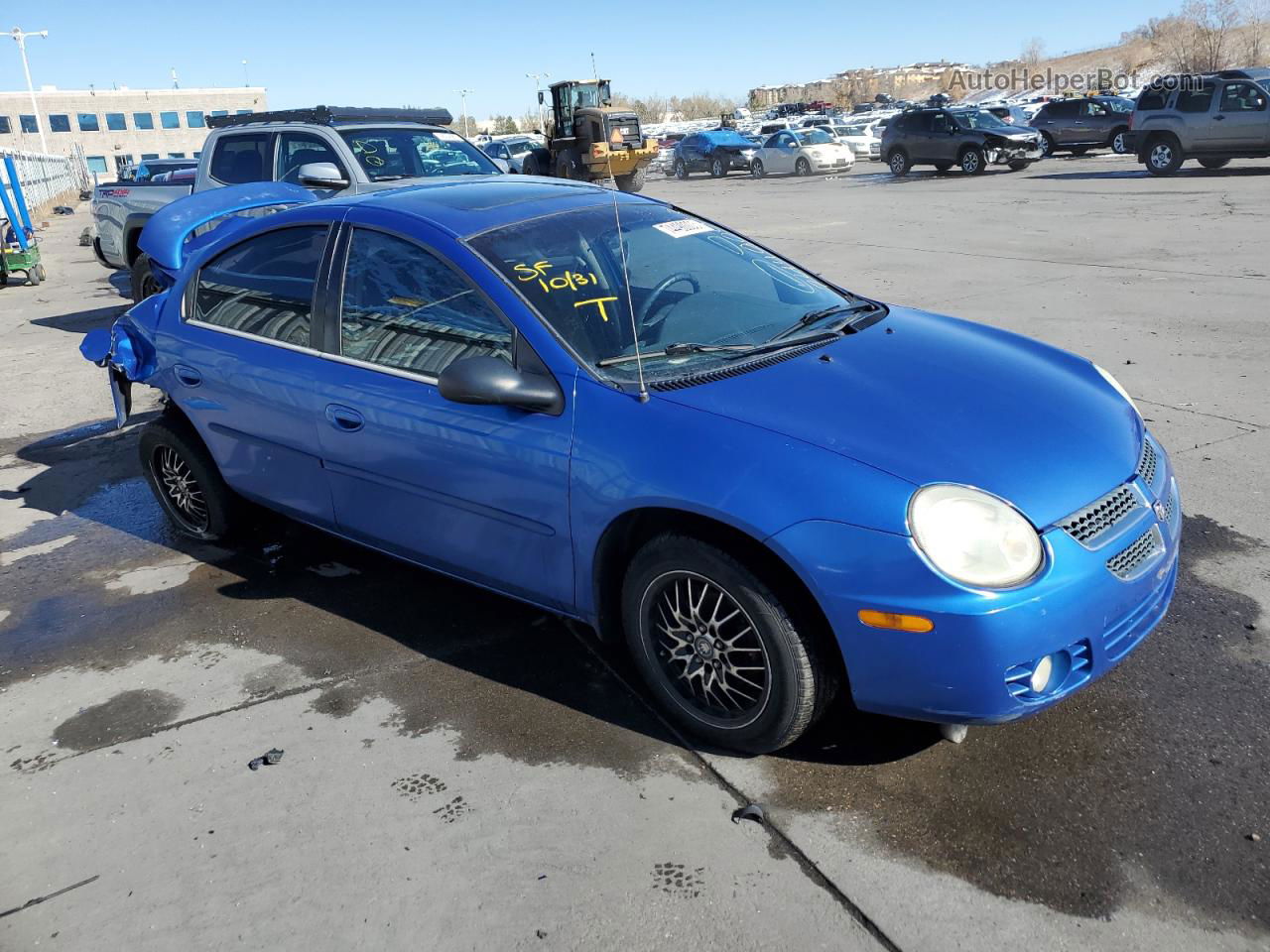 2004 Dodge Neon Sxt Blue vin: 1B3ES56C34D593142