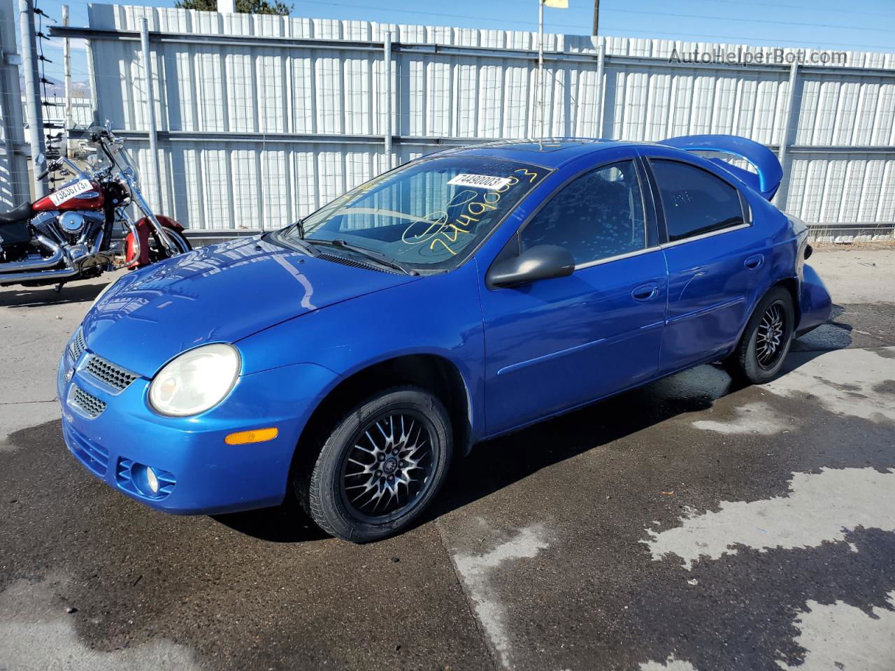 2004 Dodge Neon Sxt Blue vin: 1B3ES56C34D593142